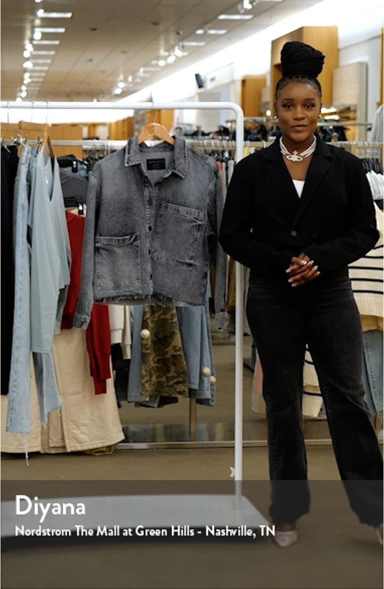 Nicky Denim Shacket, sales video thumbnail