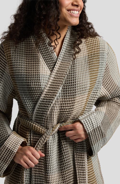 Parachute Plaid Organic Cotton Waffle Weave Robe