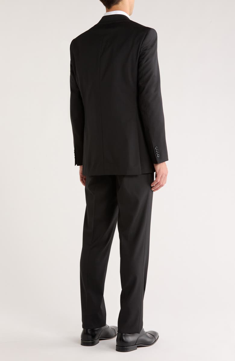 Jack Victor Napoli Charcoal Classic Fit Wool Suit, Alternate, color, Charcoal