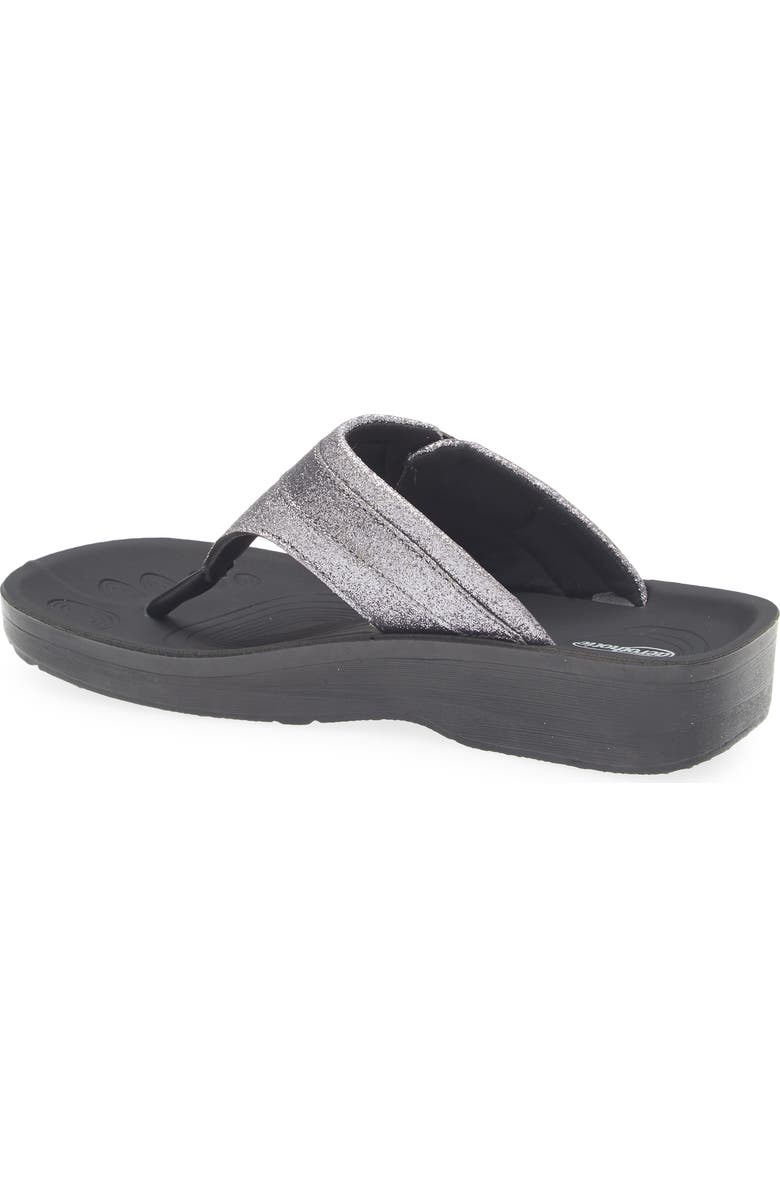 AEROTHOTIC Glynis Flip Flop Sandal, Alternate, color, Grey