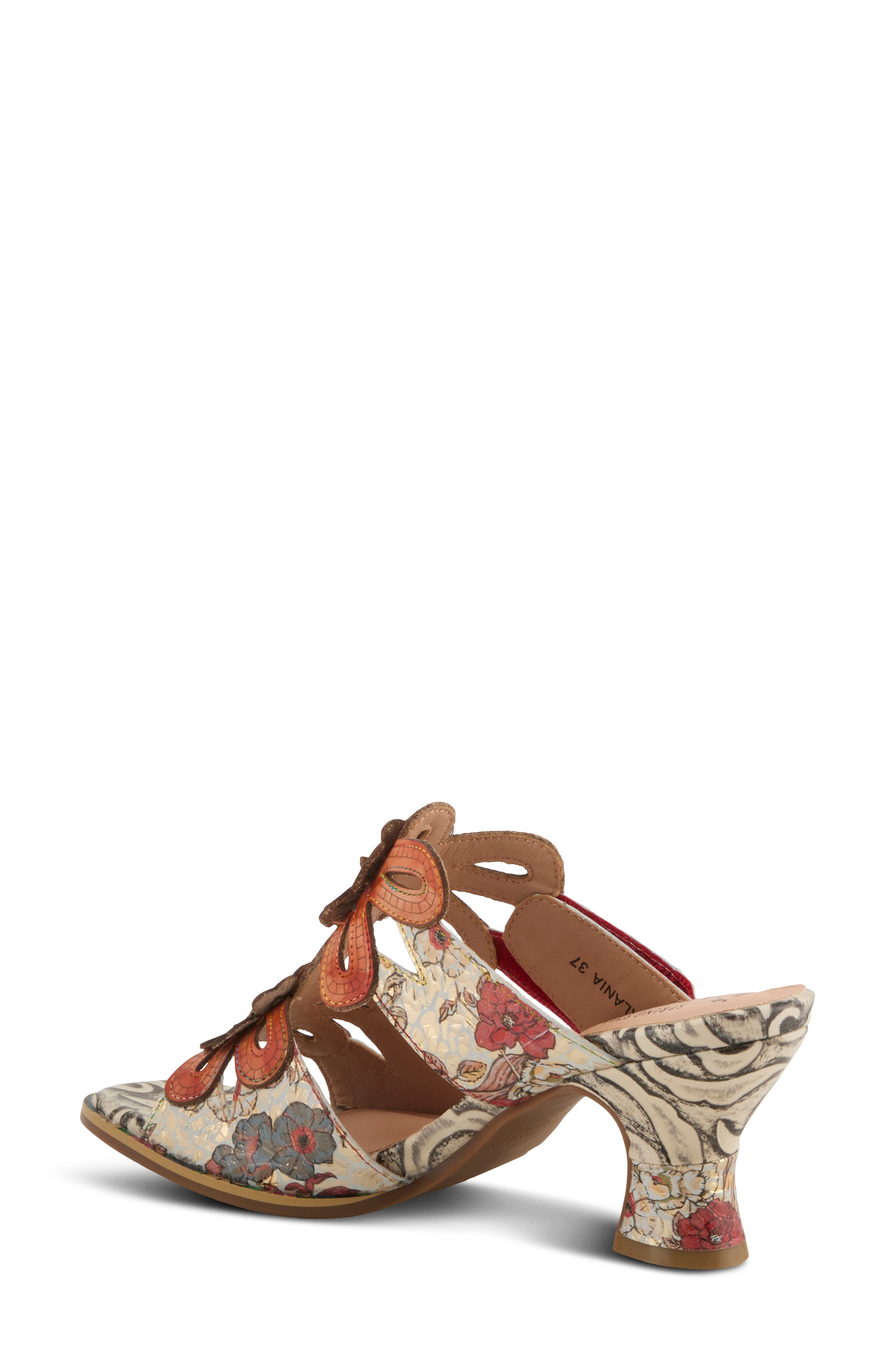Alania Sandal, Alternate, color, ORANGE MULTI