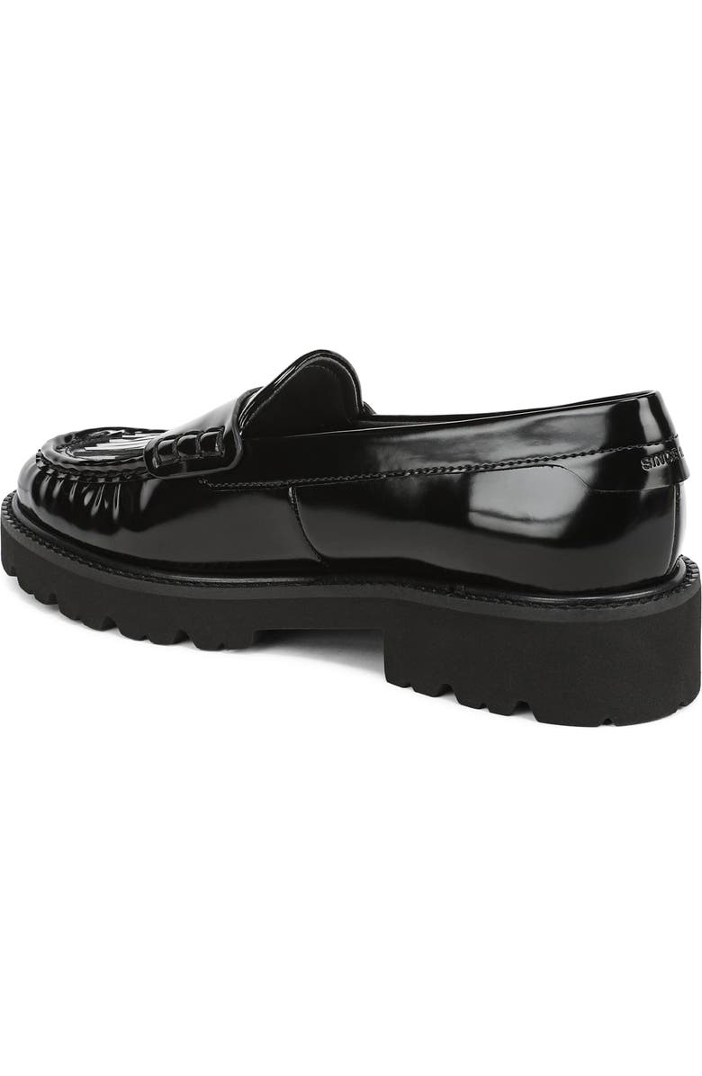 Franco Sarto Simone Kiltie Loafer, Alternate, color, Black