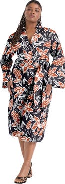 June + Vie Midi Wrap Dress