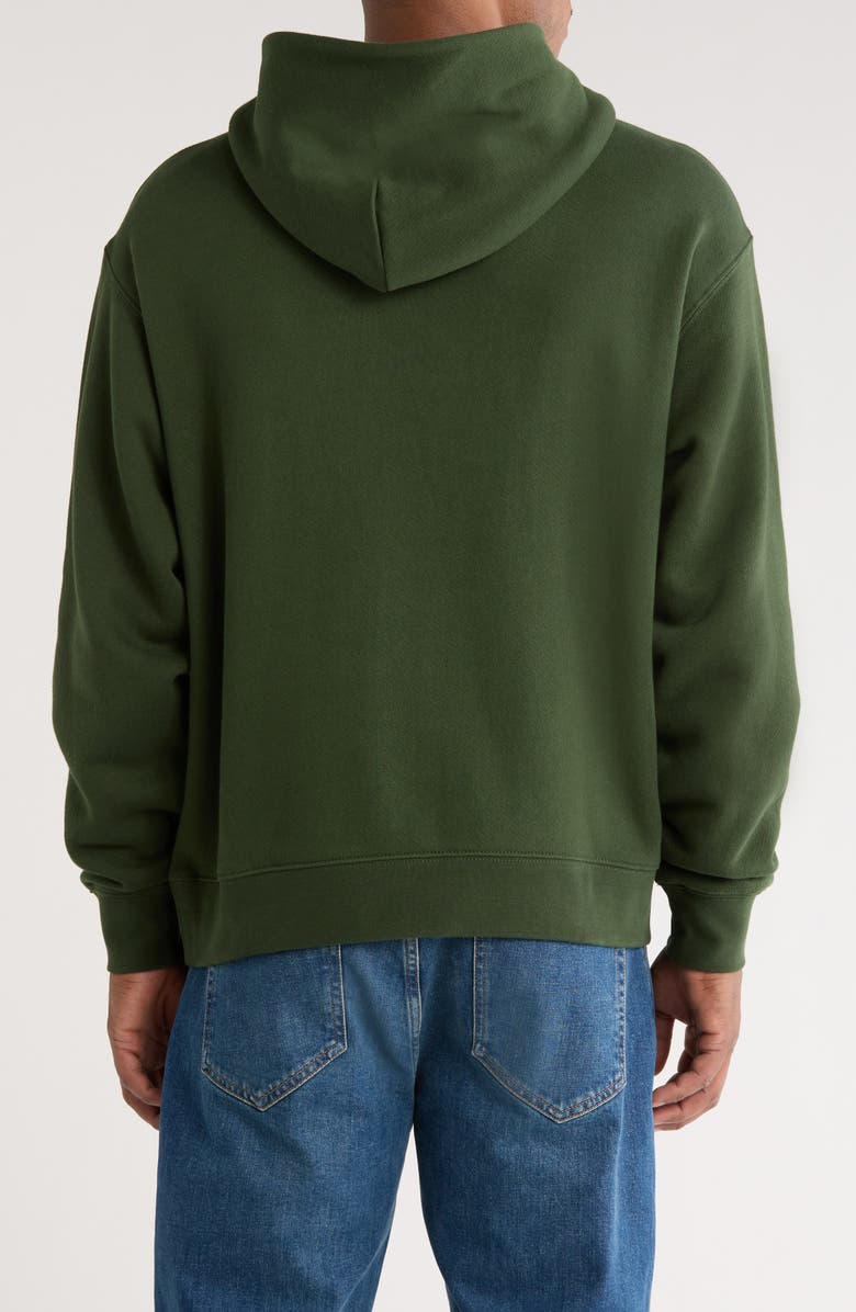 Museum of Peace & Quiet Banner Hoodie, Alternate, color, Forest