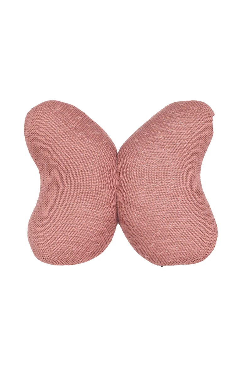 Butterfly Shape Pillow, Alternate, color, Rose