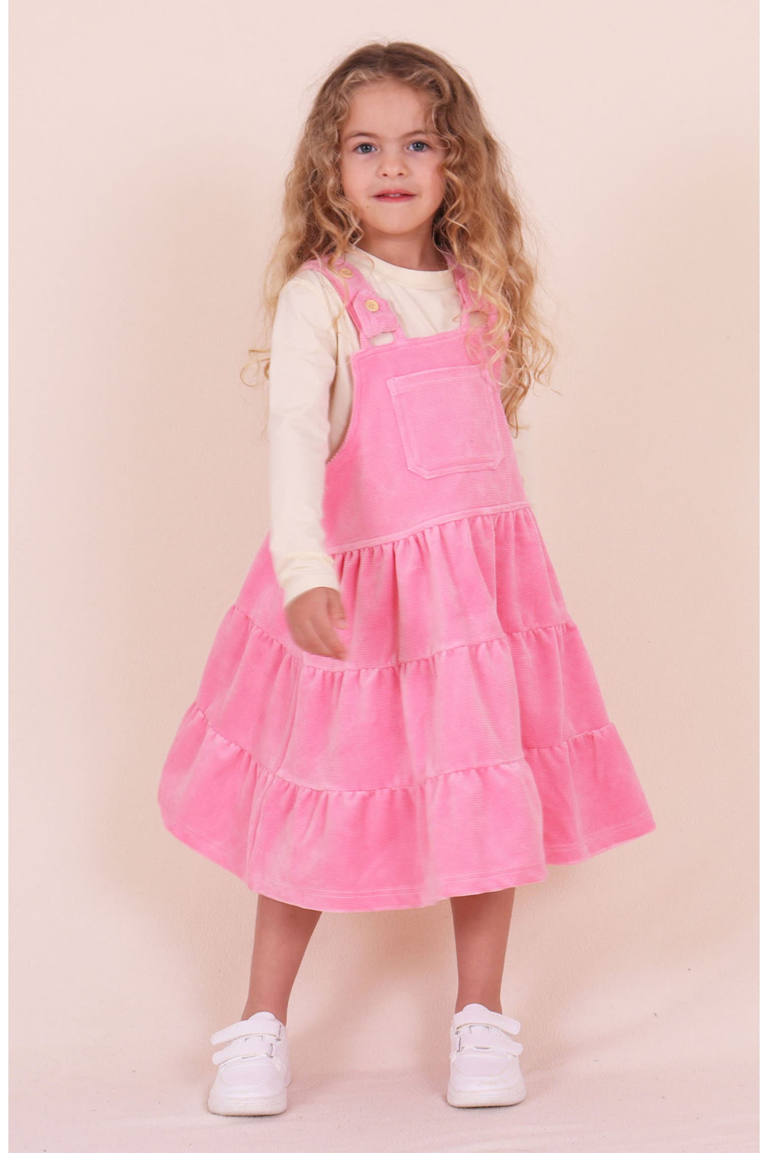 TINY TRIBE Kids' Waterfall Corduroy Dress (Women) | Nordstromrack