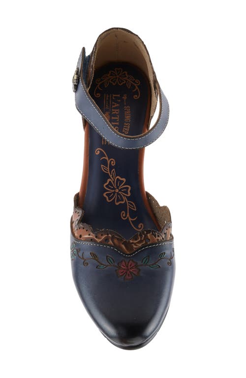L'artiste By Spring Step Sayyes Ankle Strap Pump In Multi