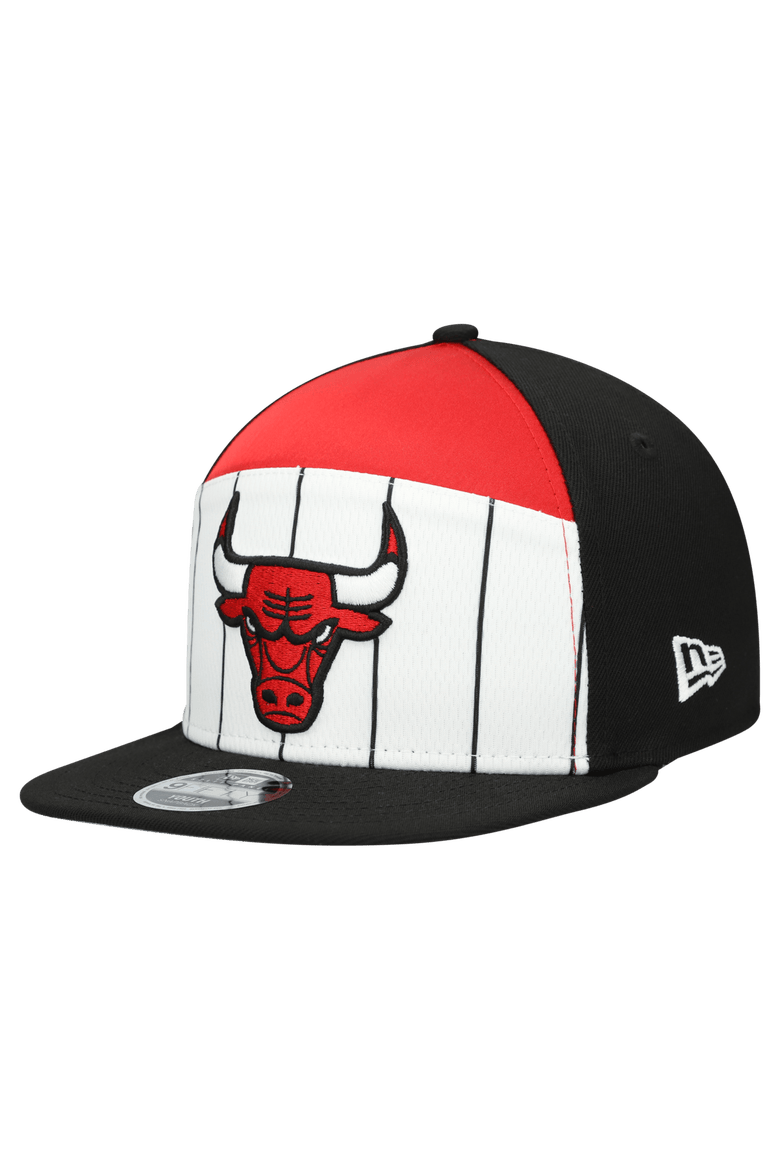 Youth New Era  White/Black Chicago Bulls 2025 NBA Tip Off Split Panel 9FIFTY Snapback Hat, Alternate, color, White