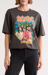 Junk Food AC/DC On Tour Graphic T-Shirt