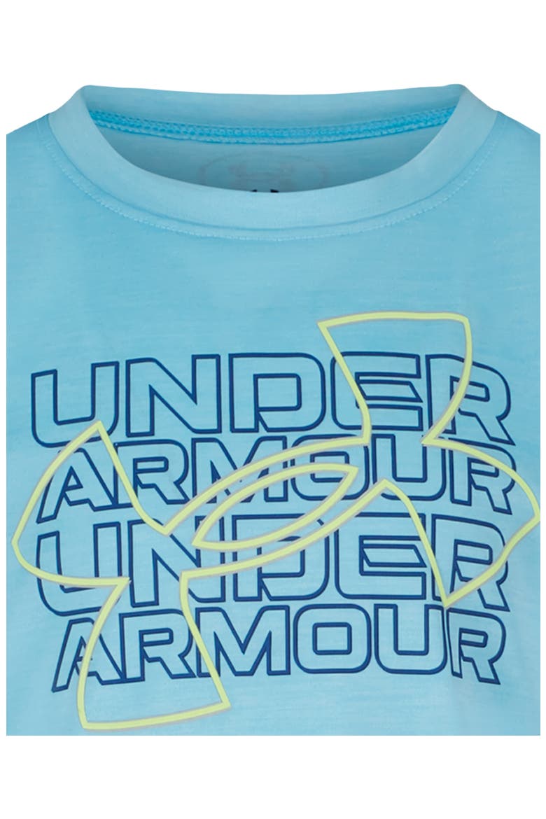 Kids' UA Twist Breakout Performance Graphic T-Shirt, Alternate, color, FRESCO BLUE