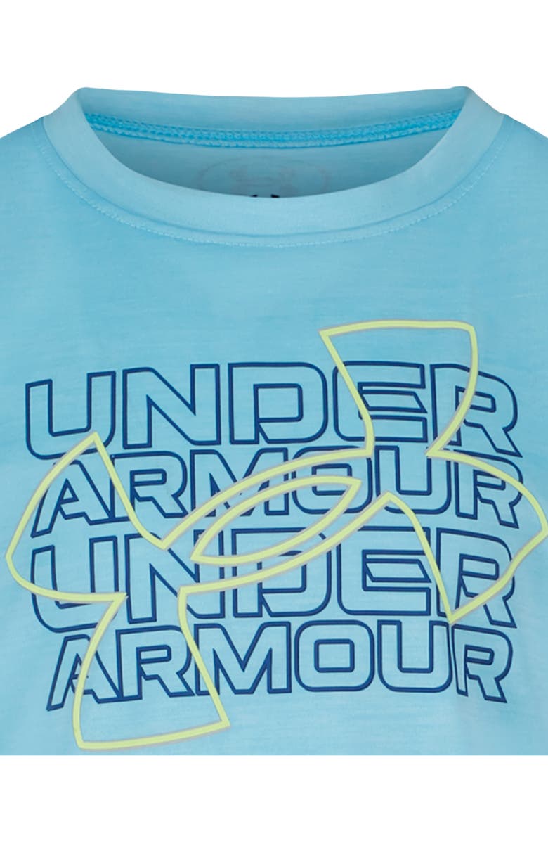 Under Armour Kids' UA Twist Breakout Performance Graphic T-Shirt, Alternate, color, Fresco Blue