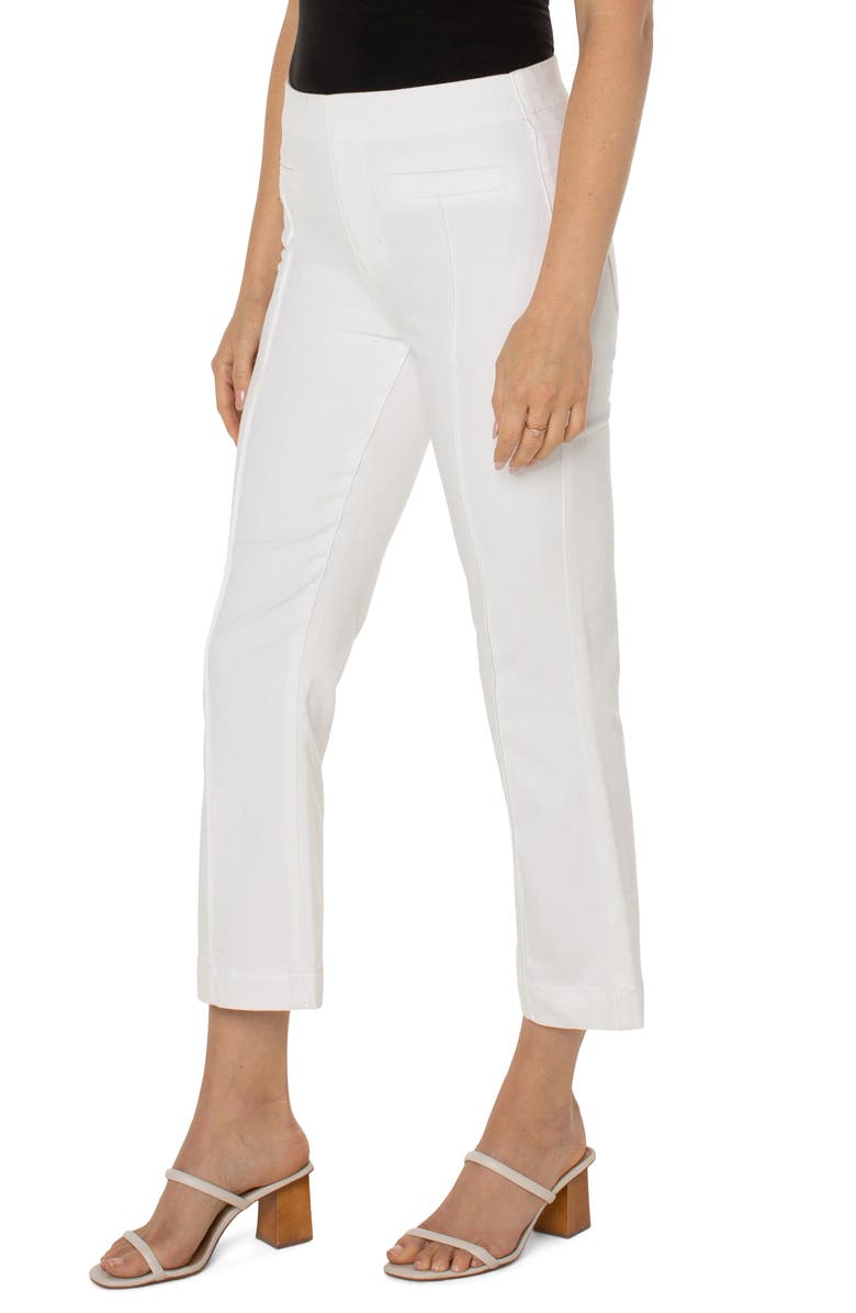 Liverpool Los Angeles Chloe Pull-On Welt Pocket Crop Flare Jeans, Alternate, color,