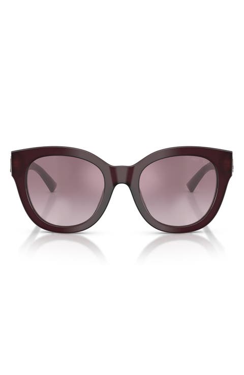 51mm Gradient Round Sunglasses