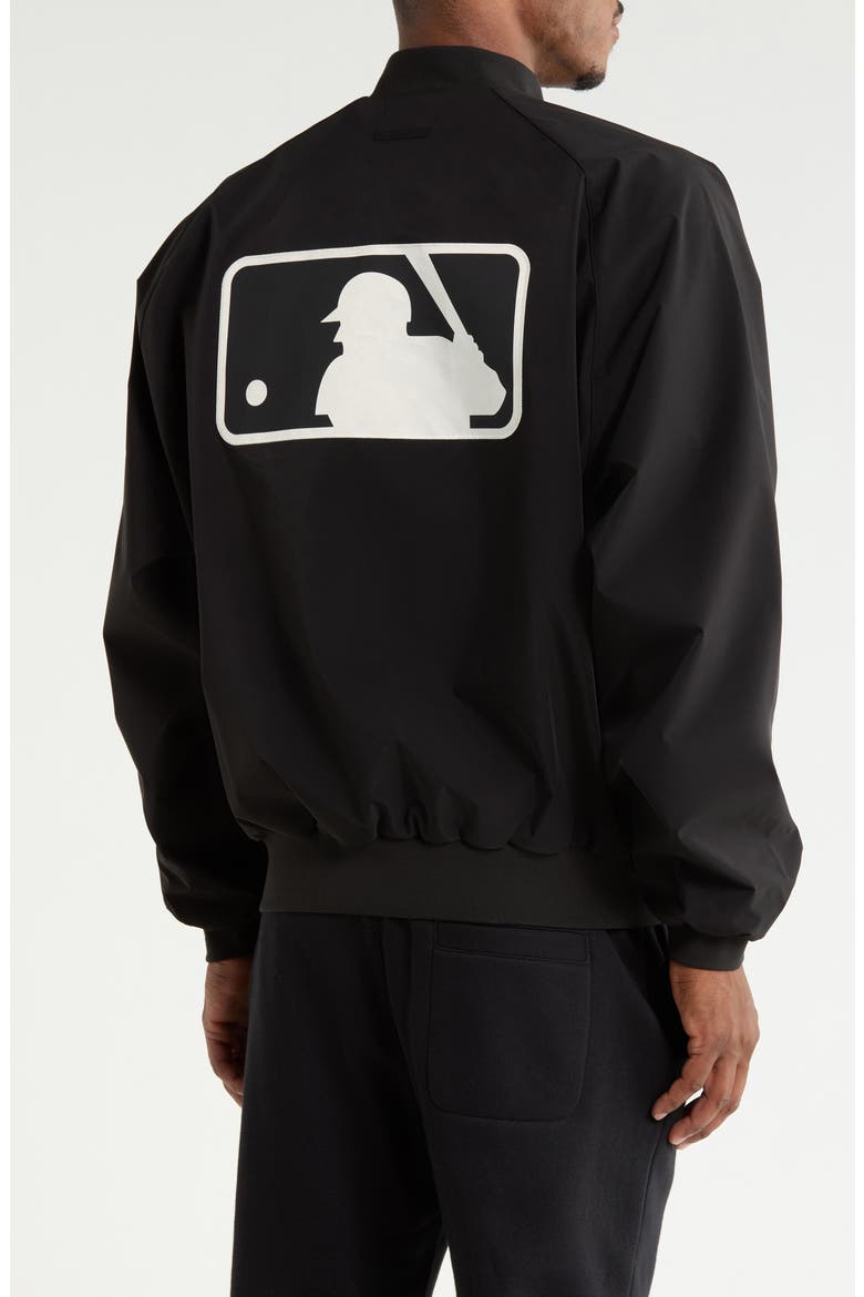 MLB Full Zip Bomber Jacket, Alternate, color, BLACK