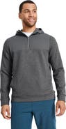 Jockey Mens EverActive Mixed Media 1/2 Zip Hoodie