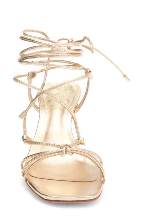 Reformation Gray Knotted Sandal