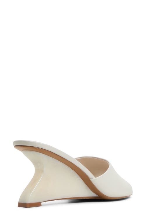 Aldo Fiala Wedge Sandal In White