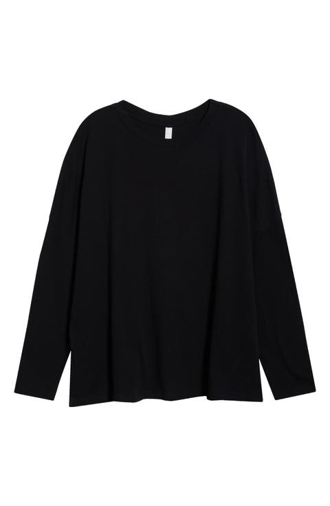 Ease Up Rib Oversize T-Shirt (Plus)