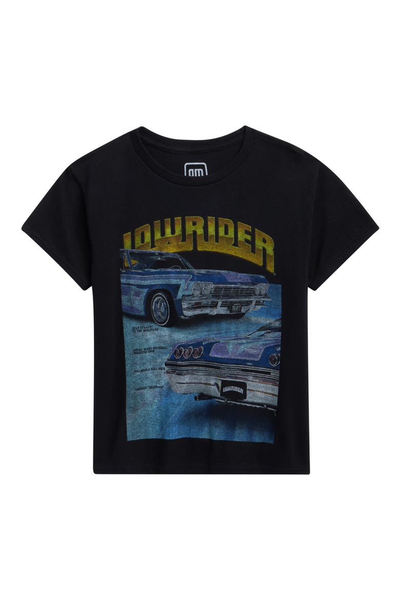 Kids' Chevrolet Lowrider Graphic T-Shirt, Main, color, BLACK