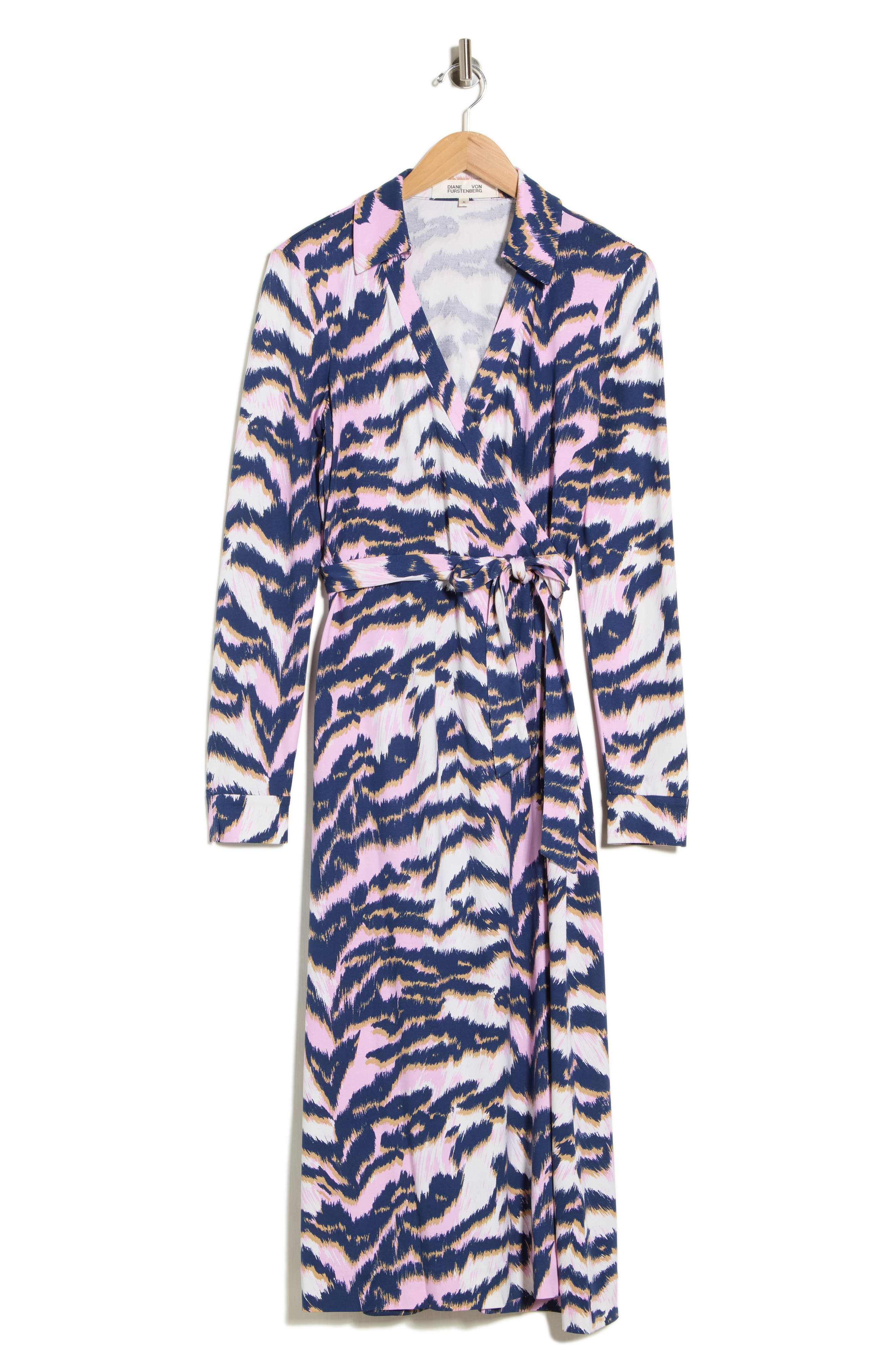 Abigail Long Sleeve Midi Wrap Dress