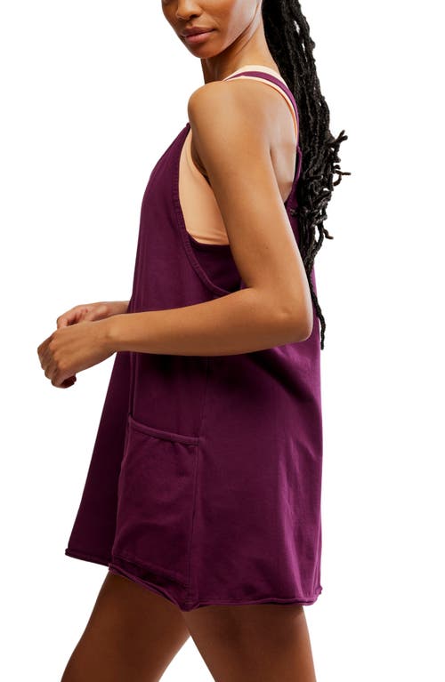Free People Fp Movement Hot Shot Mini Sport Dress In Purple