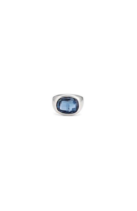 Blue Crystal Ring