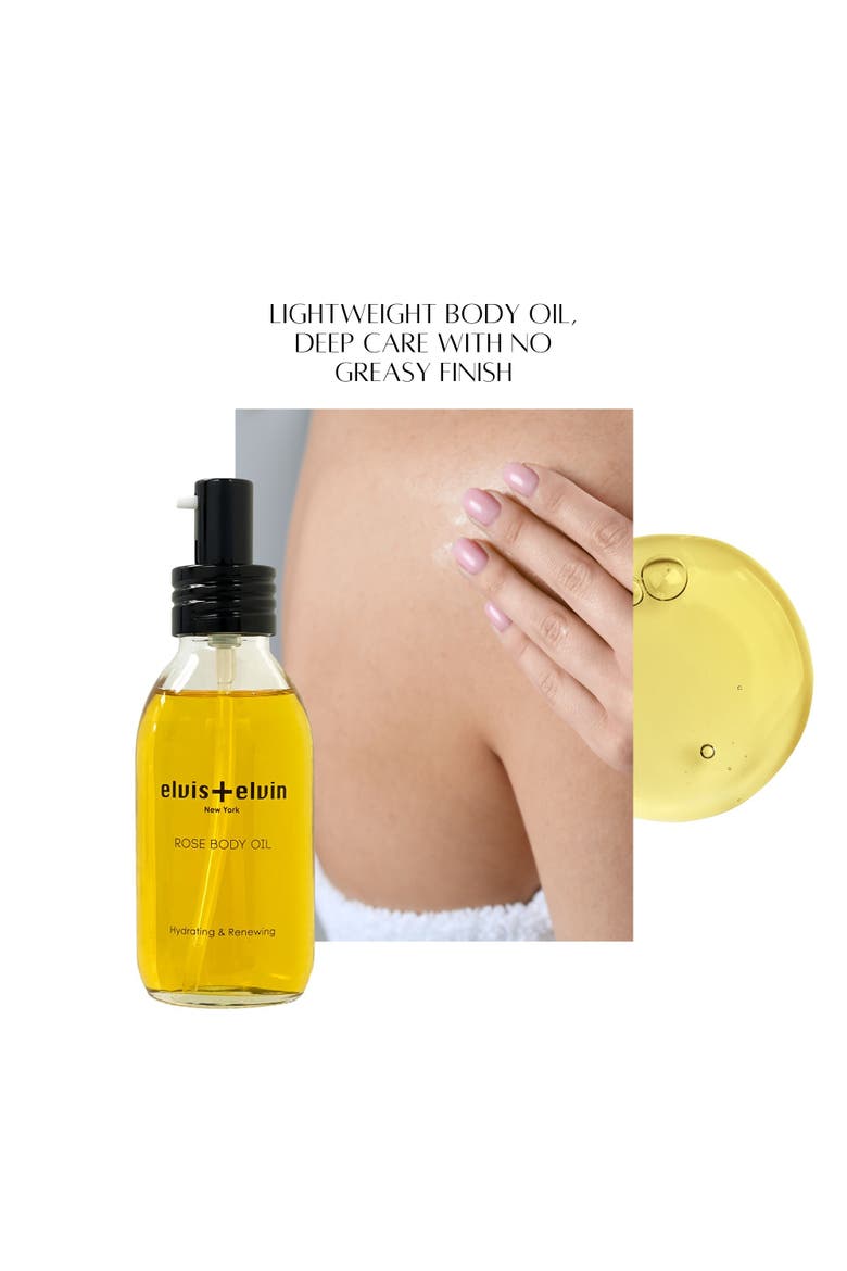 Rose Body Oil 110 ml, Alternate, color, NA