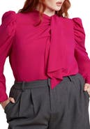 ELOQUII Drape Front Blouse