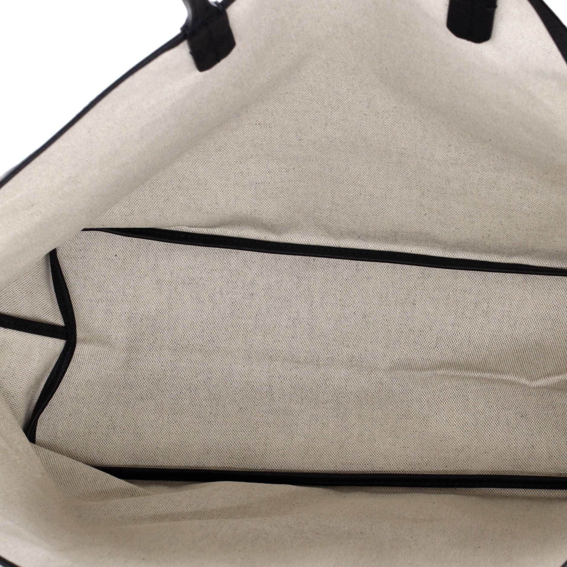 Saint Louis Tote Coated Canvas PM, Alternate, color, Black