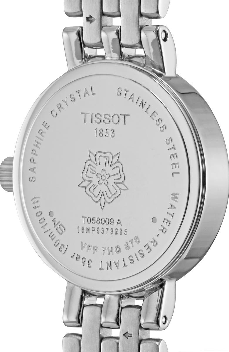 Tissot Lovely Bracelet Watch, 19mm, Alternate, color, Silver