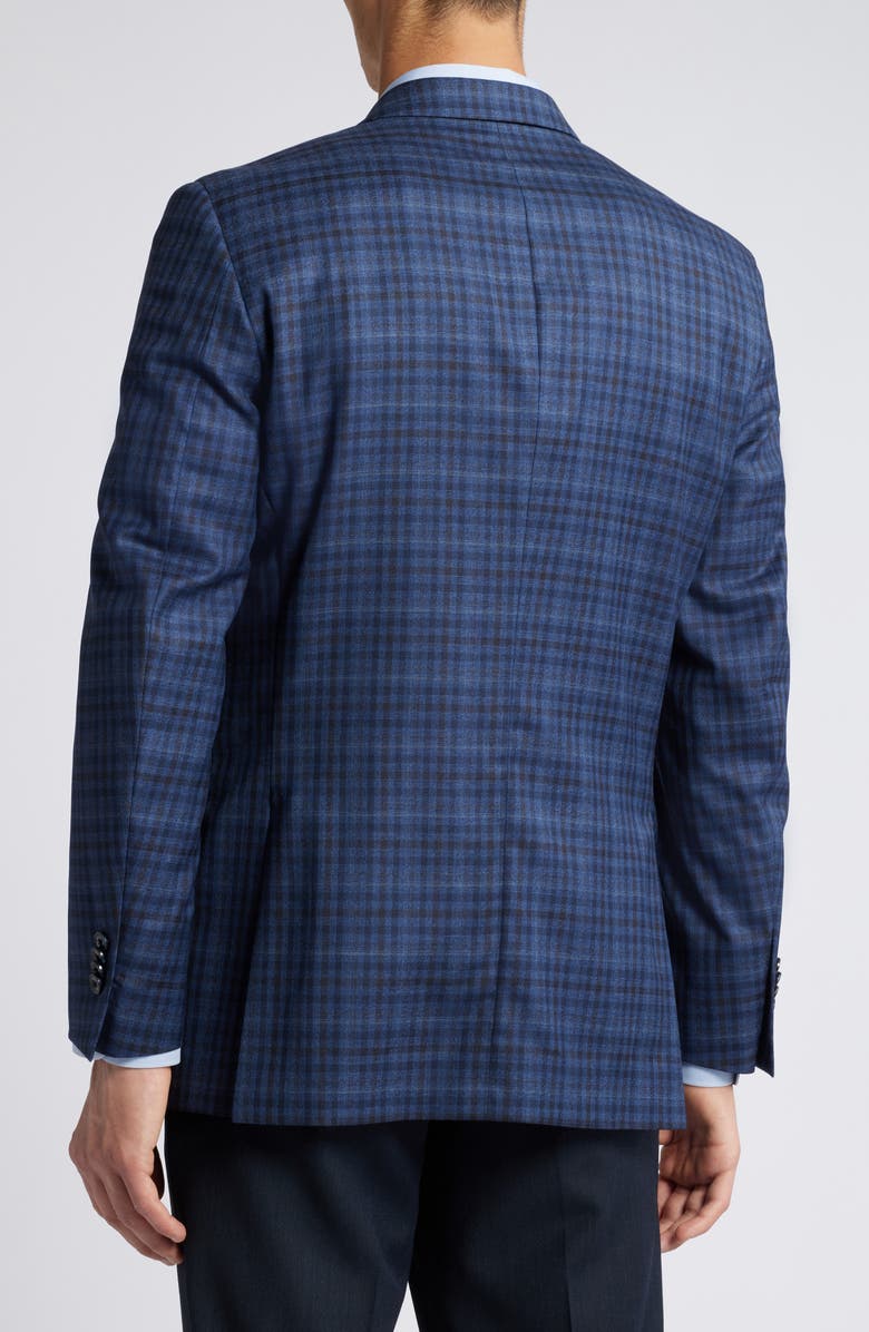 Peter Millar Flynn Classic Fit Check Wool Sport Coat, Alternate, color, 