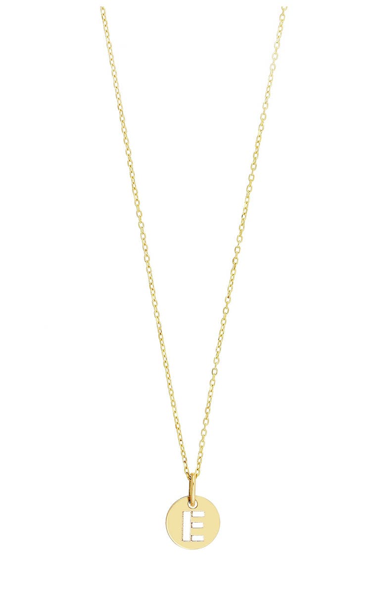 Bony Levy 14K Yellow Gold Small Initial Pendant Necklace - Multiple Letters Available, Alternate, color,