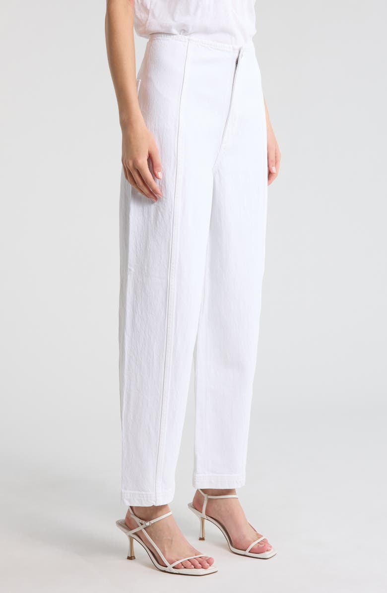 Pistola Blair High Waist Ankle Straight Leg Jeans, Alternate, color, Vivid White