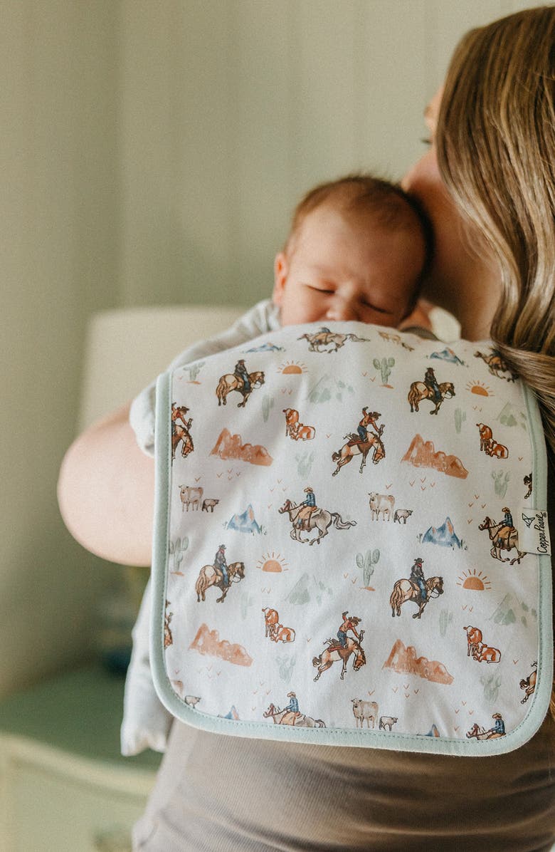 Copper Pearl Boone Assorted 3-Pack Burp Cloths, Alternate, color,