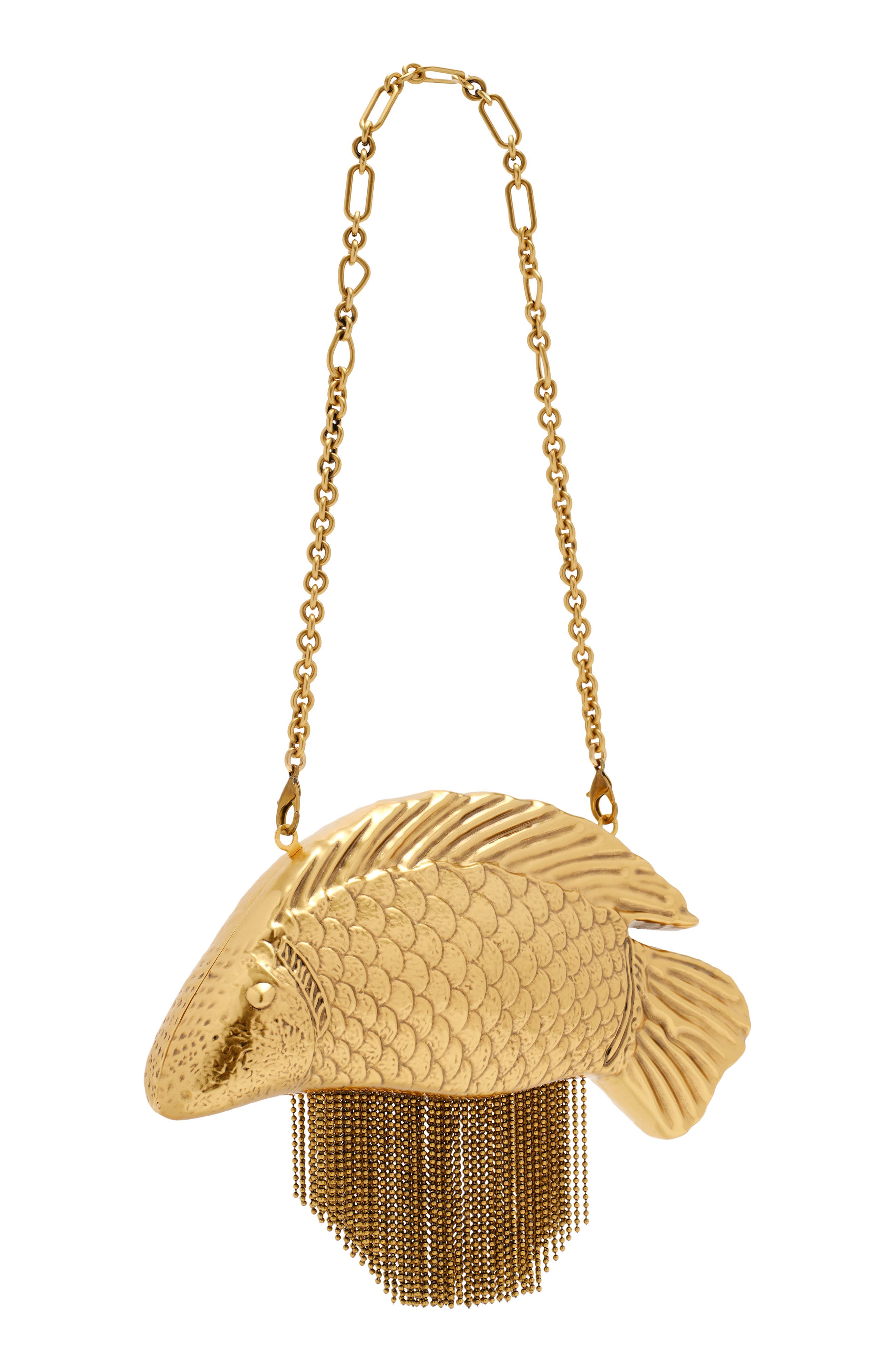 Neemo Fish Clutch, Alternate, color, ANTIQUE BRASS