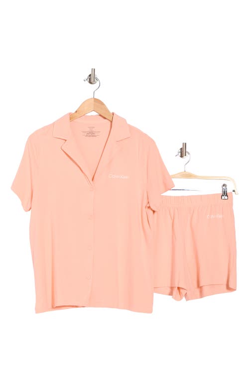 Calvin Klein Short Pajamas In Rw8 Tropical Fu