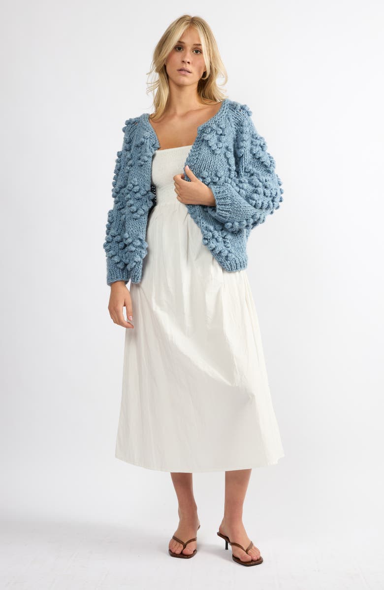 Viens Avec Moi Popcorn Cardigan, Alternate, color, 