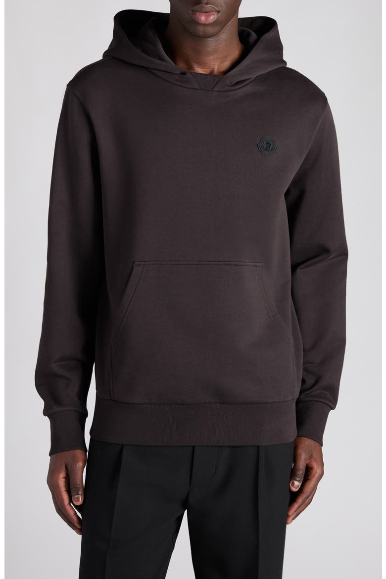 Logo Patch Hoodie, Main, color, ESPRESSO