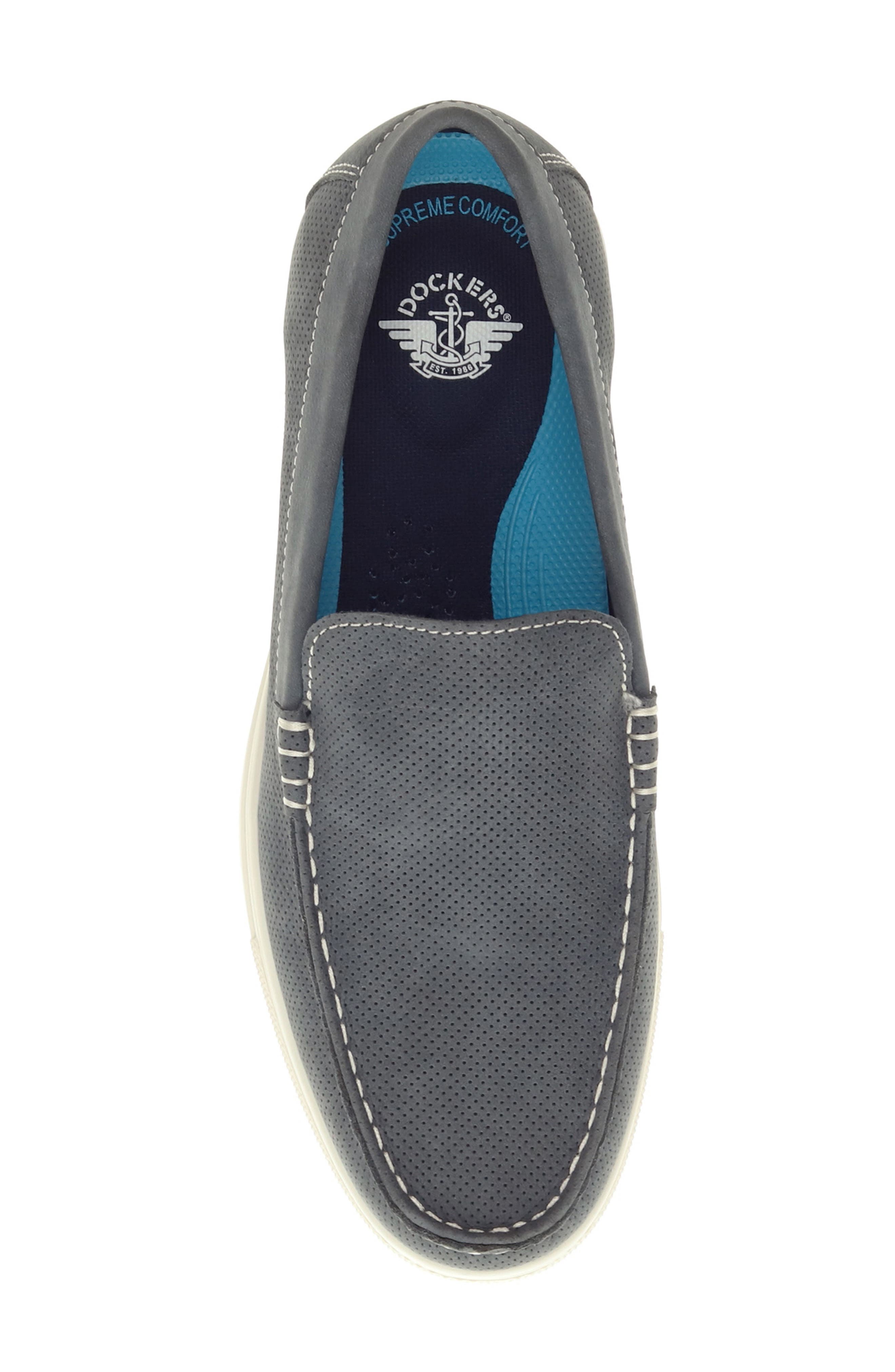 Bancroft Peforated Loafer, Alternate, color, NAVY