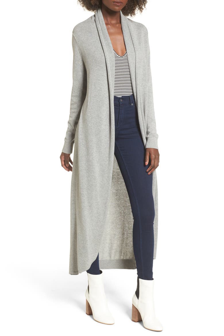 Cocoon Cardigan, Main, color, GREY MEDIUM HEATHER