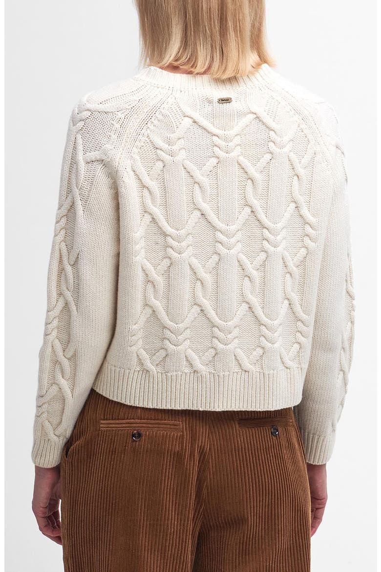 Lorelei Cable Wool Blend Cardigan, Alternate, color, ECRU