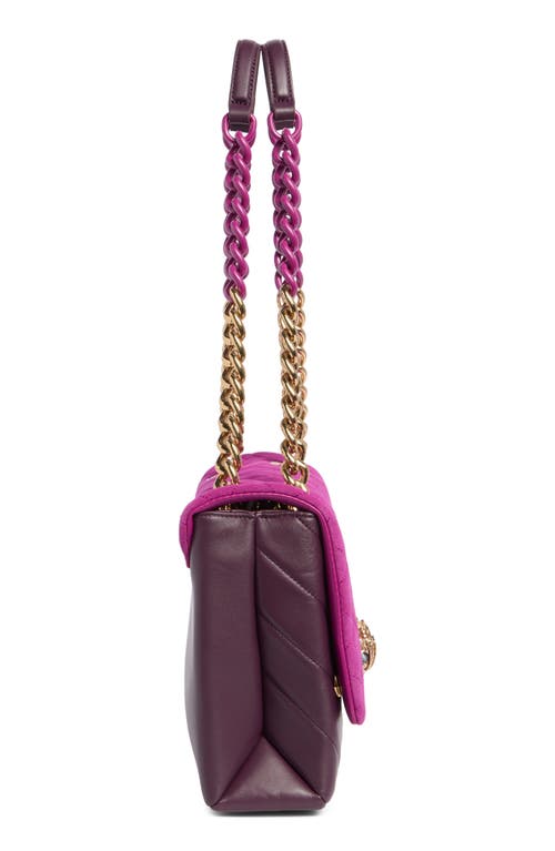 Kurt Geiger London Large Kensington Leather Convertible Shoulder Bag In Pink