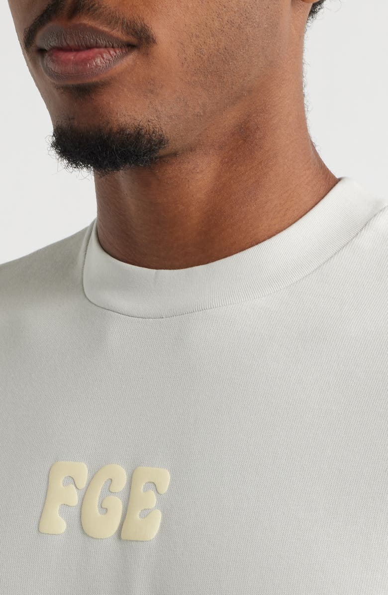 Fear of God Essentials Merch Graphic Cotton T-Shirt, Alternate, color, Washed Overcast