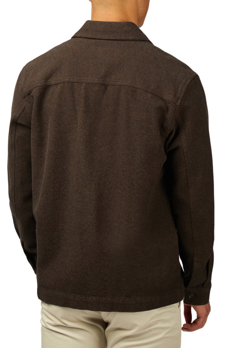 Ben Sherman Knit Cotton Button-Up Shirt Jacket, Alternate, color, 