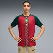 PUMA Men's Puma Crimson Morocco National Team Pre-Match Jersey