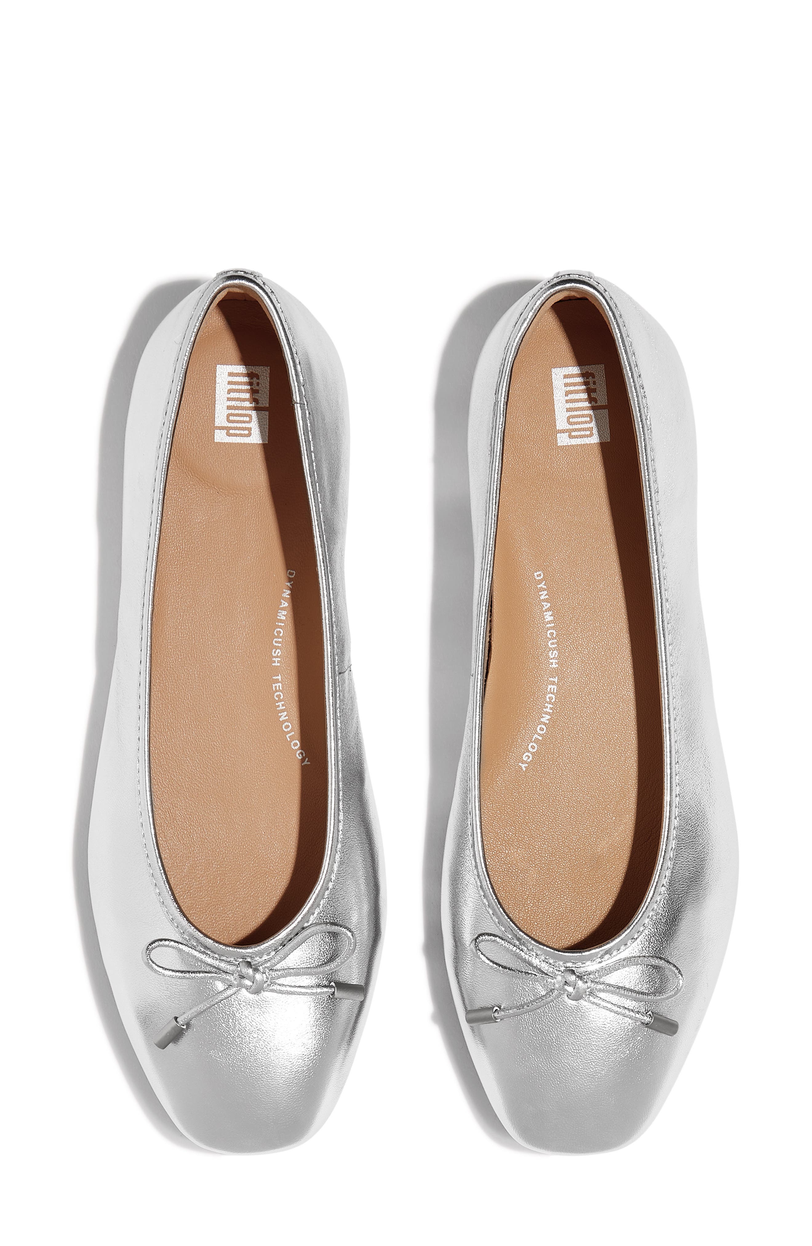 Delicato Ballet Flat, Alternate, color, SILVER