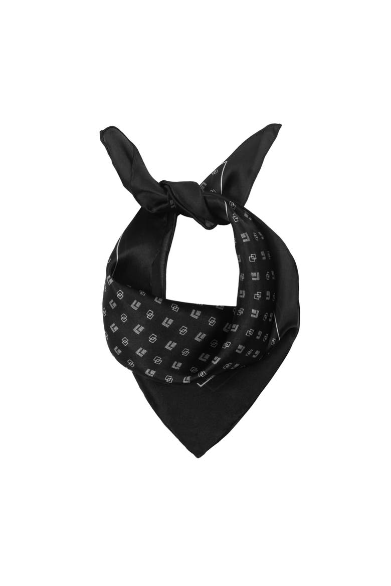 foulard small square, Alternate, color, black