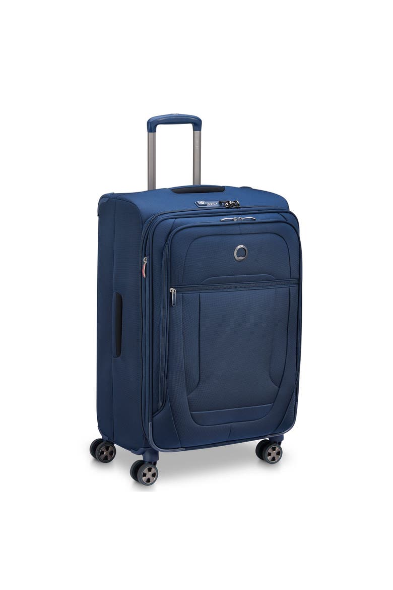 Helium DLX Softside Expandable (20"/25"/29") 3 Piece Spinner Luggage Set, Alternate, color, Navy Blue