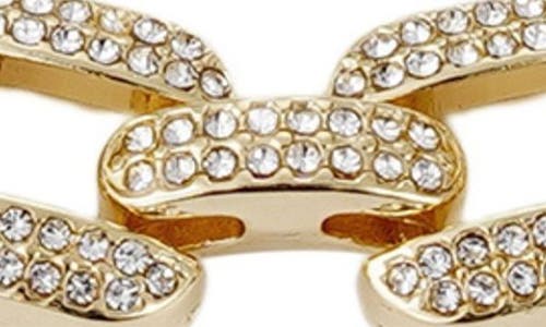 Adornia Pavé Crystal Chain Bracelet In Gold