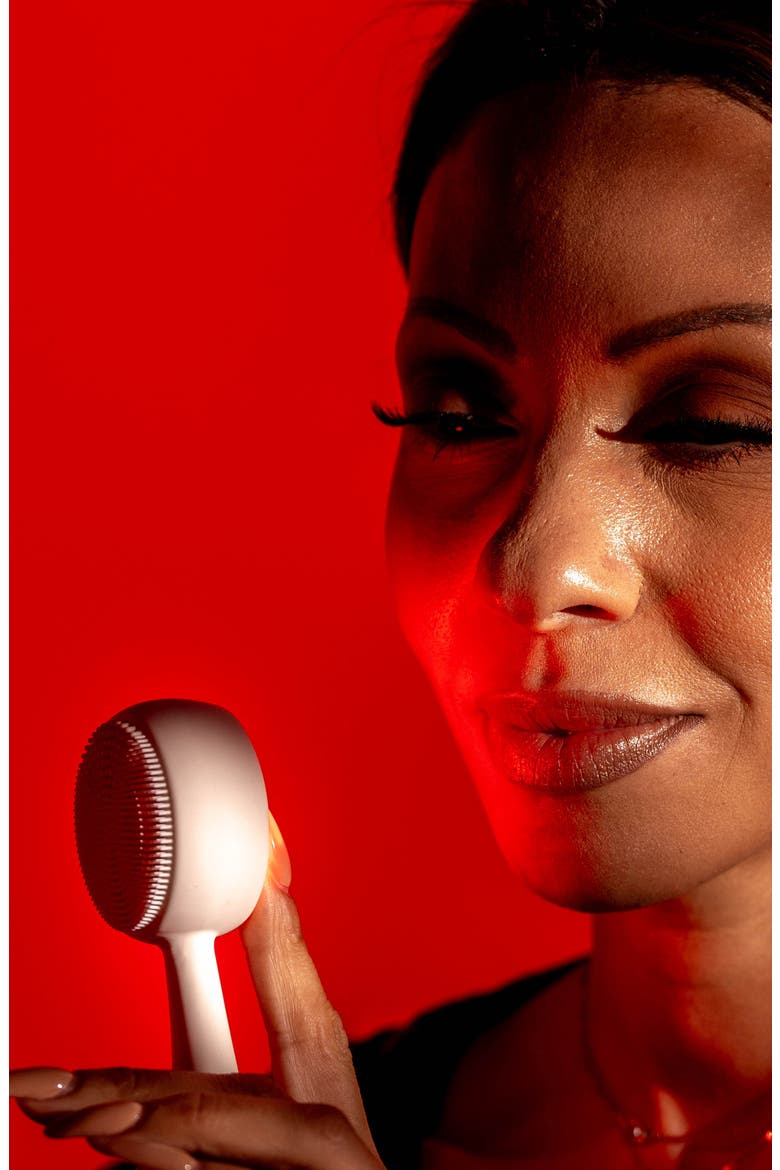 Clean Redvolution Red LED Light Therapy & Facial Cleansing Device, Alternate, color, CREAM